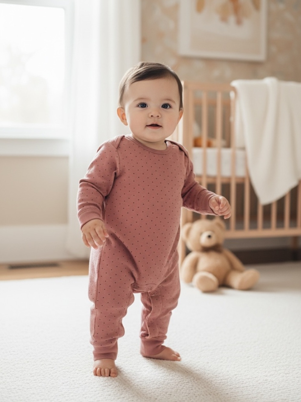 Oeuf Organic Cotton Baby romper 3m